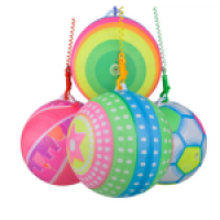 9-inch Best Inflatable Beach Ball with Chain - PVC Materials