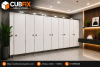 Toilet Cubicle Manufacturers in India | Cubfix Cubicle System