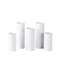 White Paper Tube Packaging - Custom Printed Boxes