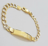 Buy 14K Gold Bracelet in USA, Texas | Cuban Link Bracelet for Men & Women