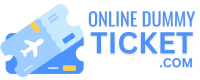 Online Dummy Ticket