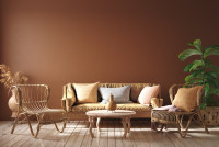 Brown Wall Paint for Elegant Home Interiors