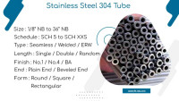 ASTM A213 TP304 Tube