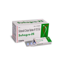 Suhagra 25 Mg | Treat ED in men|Buy online Sildenafil Citrate [Get Free Online] |