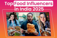 Top 10 food influencers in india January 2025