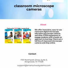 classroom microscope cameras